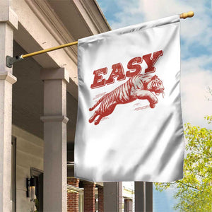 Easy Tiger Garden Flag Vintage Distressed Tiger Trendy Grunge Indie Boho TS11 Print Your Wear