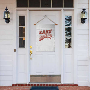 Easy Tiger Garden Flag Vintage Distressed Tiger Trendy Grunge Indie Boho TS11 Print Your Wear
