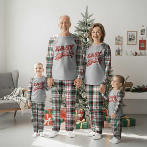 Easy Tiger Plaid Pajama Set Vintage Distressed Tiger Trendy Grunge Indie Boho TS11 Christmas Plaid Print Your Wear