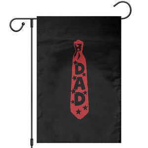 Dad Tie Star Music Lover Fathers Day Garden Flag TS11 Black Print Your Wear