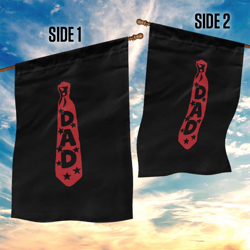 Dad Tie Star Music Lover Fathers Day Garden Flag TS11 Print Your Wear
