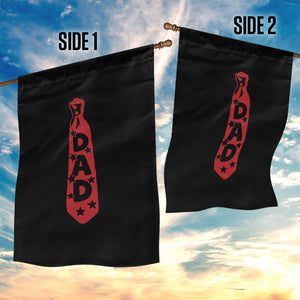 Dad Tie Star Music Lover Fathers Day Garden Flag TS11 Print Your Wear