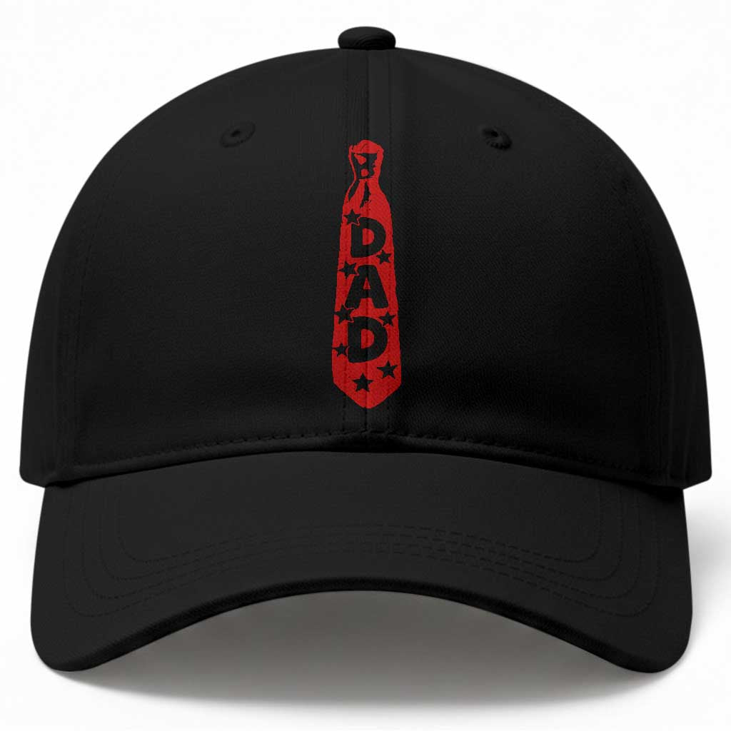 Dad Tie Star Music Lover Fathers Day Baseball Cap TS11 Print Your Wear