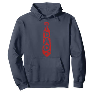 Dad Tie Star Music Lover Fathers Day Hoodie TS11 Navy Print Your Wear