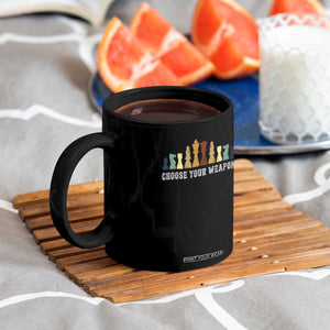 Chess Lover Coffee Mug Choose Your Weapon Retro Vintage TS11 Print Your Wear