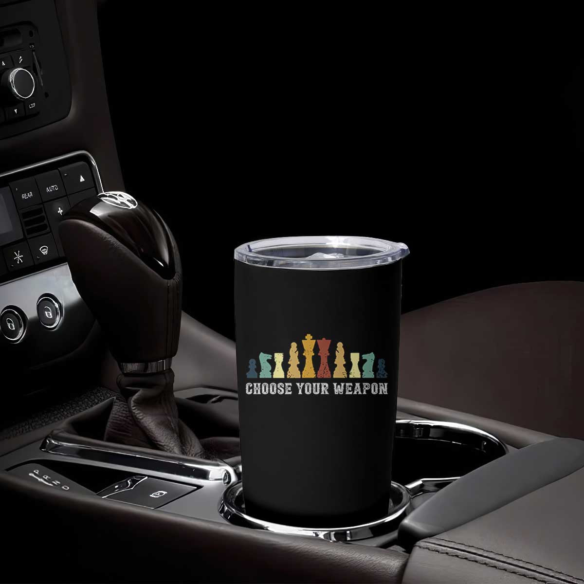 Chess Lover Tumbler Cup Choose Your Weapon Retro Vintage TS11 Print Your Wear