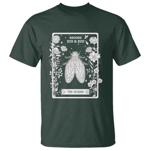 Cicada T Shirt Broods XIX And XIII The Cicadas Entomology 2024 TS11 Dark Forest Green Print Your Wear