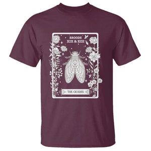 Cicada T Shirt Broods XIX And XIII The Cicadas Entomology 2024 TS11 Maroon Print Your Wear