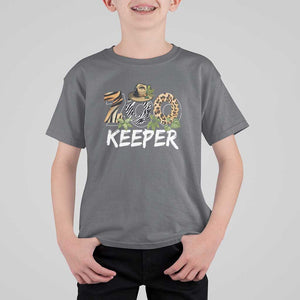 Zookeeper T Shirt For Kid Animals Cute Zoo Wildlife Lover TS11 Charcoal Print Your Wear