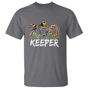 Zookeeper T Shirt Animals Cute Zoo Wildlife Lover TS11 Charcoal Print Your Wear