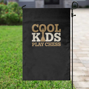 Chess Lover Garden Flag Cool Kids Play Chess Vintage King TS11 Print Your Wear