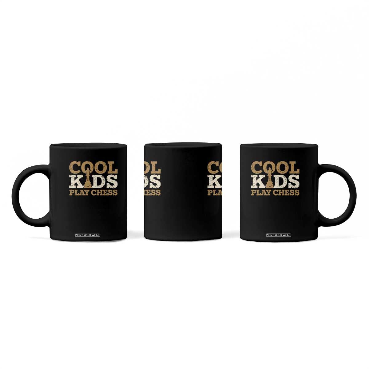 Chess Lover Coffee Mug Cool Kids Play Chess Vintage King TS11 Print Your Wear