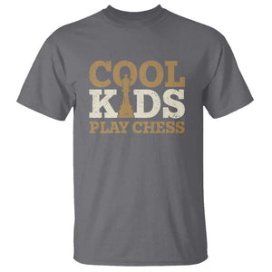 Chess Lover T Shirt Cool Kids Play Chess Vintage King TS11 Charcoal Print Your Wear