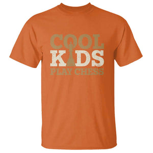 Chess Lover T Shirt Cool Kids Play Chess Vintage King TS11 Orange Print Your Wear