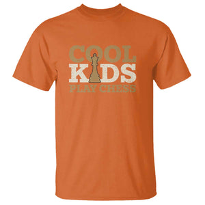 Chess Lover T Shirt Cool Kids Play Chess Vintage King TS11 Orange Print Your Wear