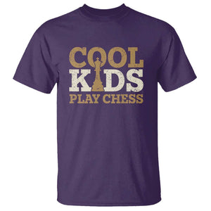 Chess Lover T Shirt Cool Kids Play Chess Vintage King TS11 Purple Print Your Wear