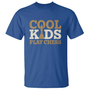 Chess Lover T Shirt Cool Kids Play Chess Vintage King TS11 Royal Blue Print Your Wear