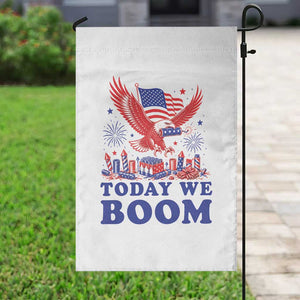 Today We Boom 4th of July Bald Eagle Fireworks Garden Flag TS11 Print Your Wear