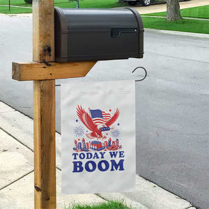 Today We Boom 4th of July Bald Eagle Fireworks Garden Flag TS11 Print Your Wear