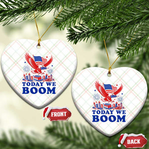 Today We Boom 4th of July Bald Eagle Fireworks Ceramic Ornament TS11 Print Your Wear