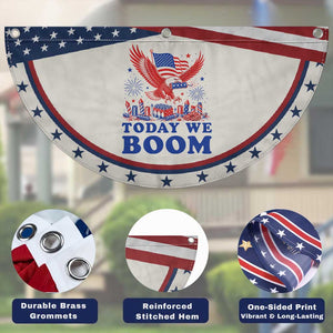 Today We Boom 4th of July Bald Eagle Fireworks Patriotic Fan Flag TS11 Print Your Wear