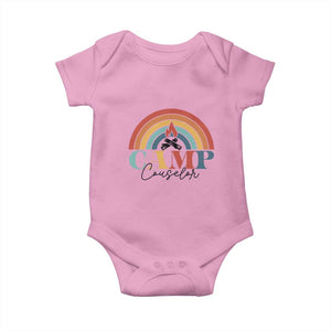 Camp Counselor Baby Onesie Summer Camp Rainbow