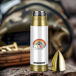 Camp Counselor Bullet Tumbler Summer Camp Rainbow