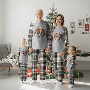 Camp Counselor Plaid Pajama Set Summer Camp Rainbow