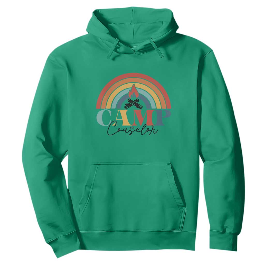 Camp Counselor Hoodie Summer Camp Rainbow