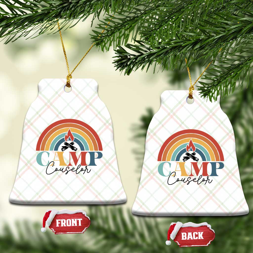 Camp Counselor Ceramic Ornament Summer Camp Rainbow