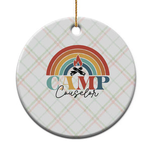 Camp Counselor Ceramic Ornament Summer Camp Rainbow