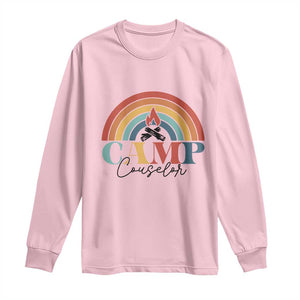 Camp Counselor Long Sleeve Shirt Summer Camp Rainbow