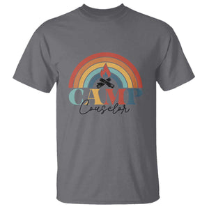 Camp Counselor T Shirt Summer Camp Rainbow