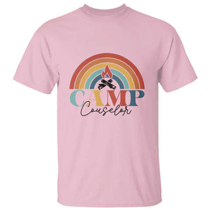 Camp Counselor T Shirt Summer Camp Rainbow