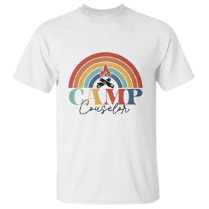 Camp Counselor T Shirt Summer Camp Rainbow