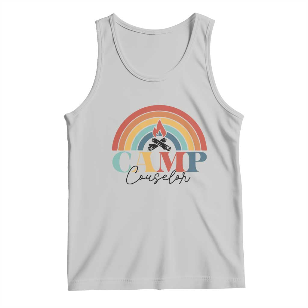 Camp Counselor Tank Top Summer Camp Rainbow