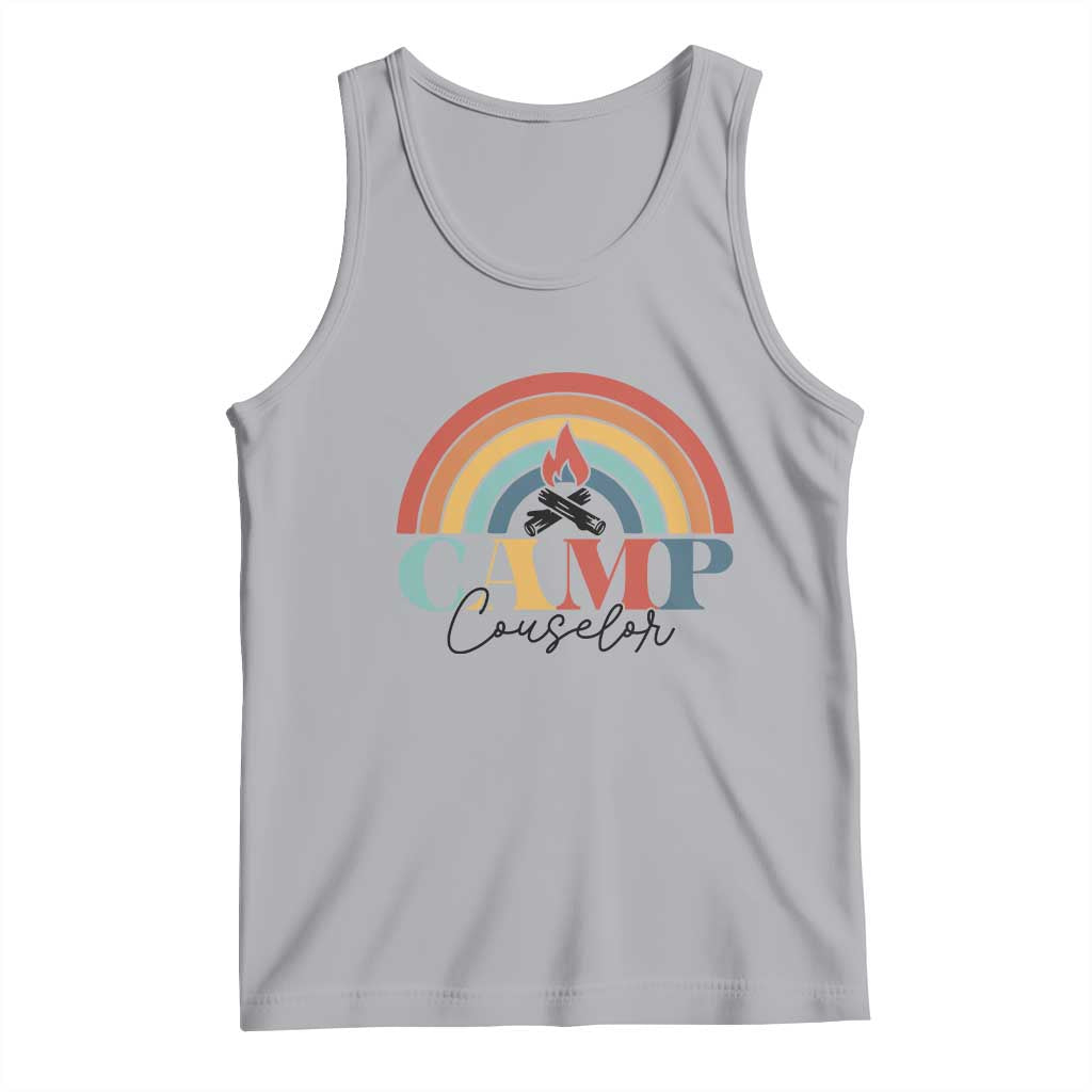 Camp Counselor Tank Top Summer Camp Rainbow