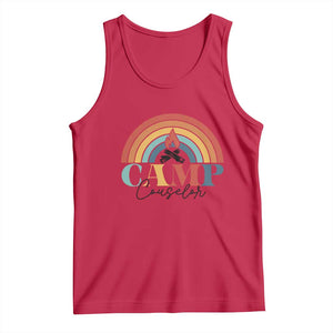 Camp Counselor Tank Top Summer Camp Rainbow