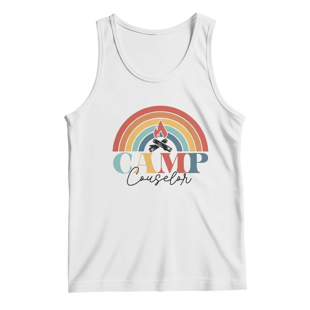 Camp Counselor Tank Top Summer Camp Rainbow