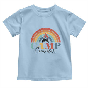Camp Counselor Toddler T Shirt Summer Camp Rainbow