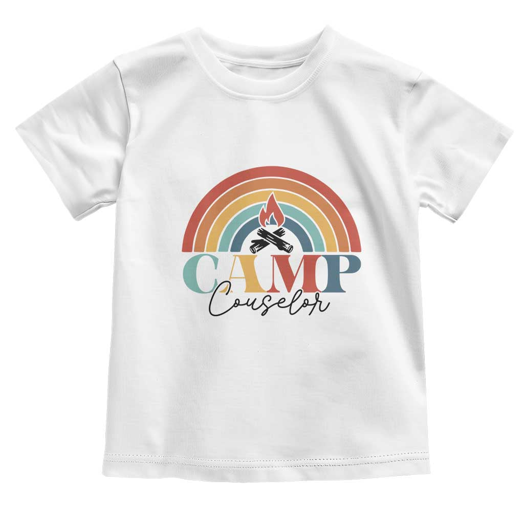 Camp Counselor Toddler T Shirt Summer Camp Rainbow