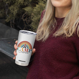 Camp Counselor Tumbler Cup Summer Camp Rainbow