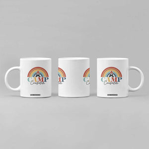 Camp Counselor Coffee Mug Summer Camp Rainbow