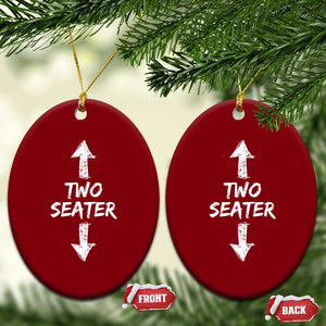 Funny Two Seater Ceramic Ornament Dirty Adult Humor Offensive Gag TS11 Print Your Wear
