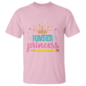 Back To School T Shirt Kinder Princess Lovely Yellow Crown Pencil Cute Star TS11 Light Pink Print Your Wear