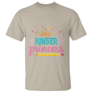 Back To School T Shirt Kinder Princess Lovely Yellow Crown Pencil Cute Star TS11 Sand Print Your Wear