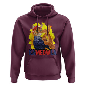 Cat Lady Kamala Hoodie Ka Meow La Presidential Election TS11 Maroon Print Your Wear