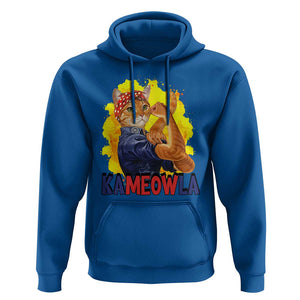 Cat Lady Kamala Hoodie Ka Meow La Presidential Election TS11 Royal Blue Print Your Wear