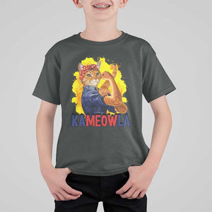 Cat Lady Kamala T Shirt For Kid Ka Meow La Presidential Election TS11 Dark Heather Print Your Wear