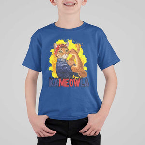 Cat Lady Kamala T Shirt For Kid Ka Meow La Presidential Election TS11 Royal Blue Print Your Wear